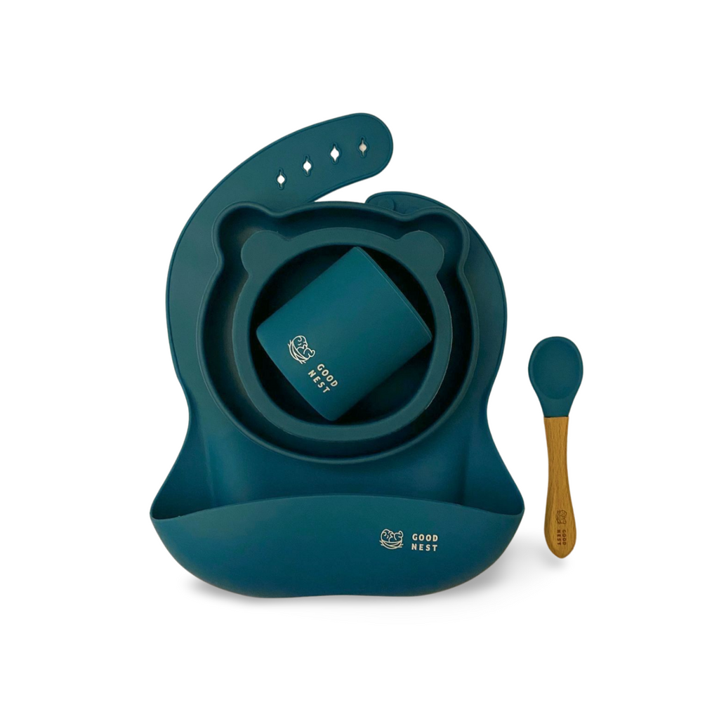 Silicone Bear Feeding Set
