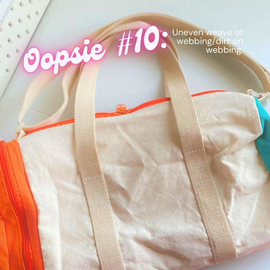 Oopsie #10: Dokiddi Color Block Kiddi Duffel Bag