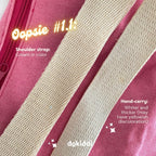 (NAME) Oopsie Daisy: Color Block Grown-Up Duffel Bag