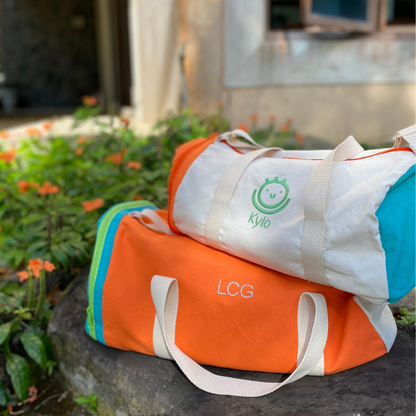 Color Block Grown-Up Duffel Bag (Personalizable)