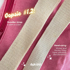 (NAME) Oopsie Daisy: Color Block Grown-Up Duffel Bag