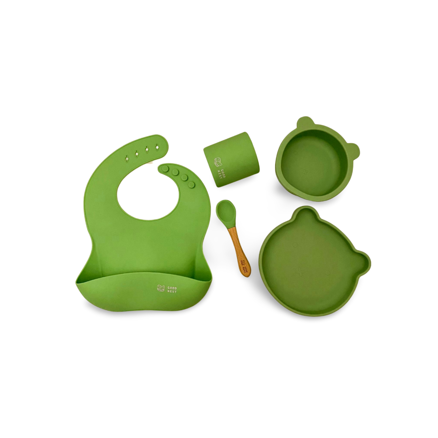 Silicone Bear Feeding Set