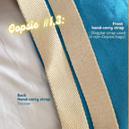 (NAME) Oopsie Daisy: Color Block Grown-Up Duffel Bag