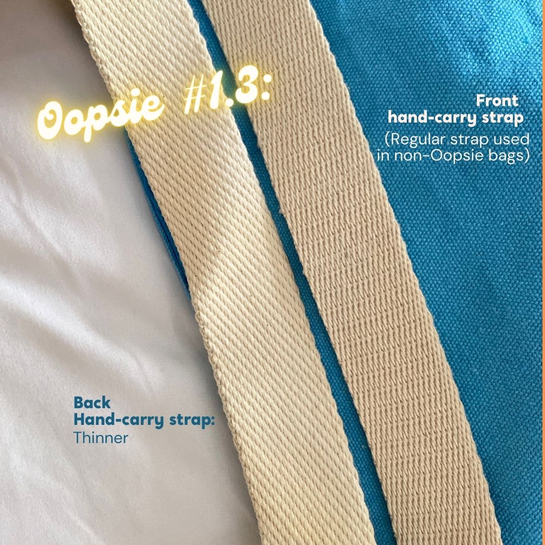 (NAME) Oopsie Daisy: Color Block Grown-Up Duffel Bag