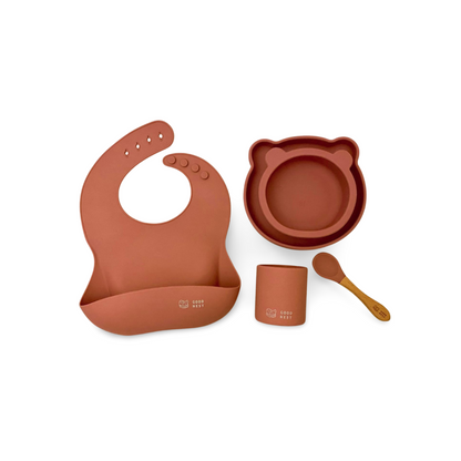 Silicone Bear Feeding Set