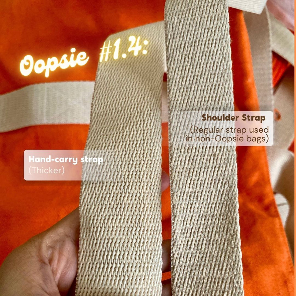 (NAME) Oopsie Daisy: Color Block Grown-Up Duffel Bag