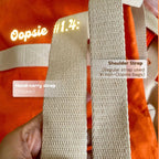 (NAME) Oopsie Daisy: Color Block Grown-Up Duffel Bag